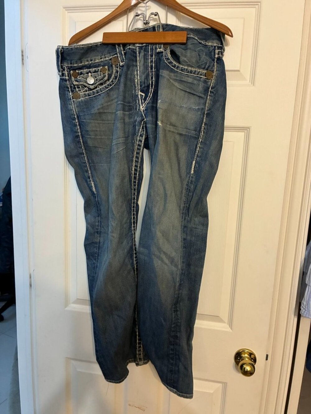 True Religion Men's Blue Jeans